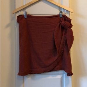Free people wrap skirt